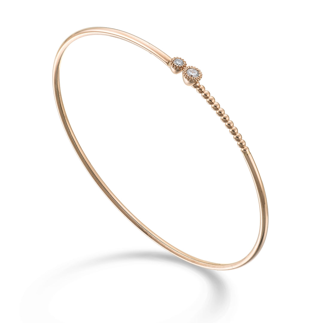 Bracelet Golay br 18 carats 2 réglages or rose 0,15 ct GBSC056DIO3