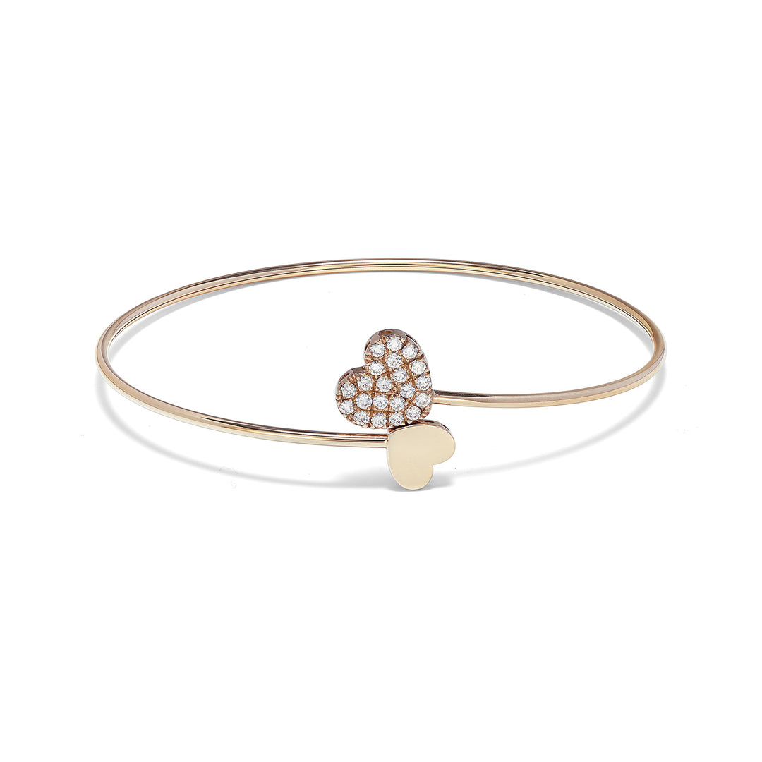Golay bracciale schiava amami cuore grande incassato BSCU100DI1-22013110028