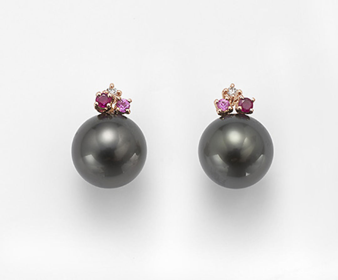 Mikiko or 18k sspb 10/11 ct.0.03 rubies 0.12 ct and pink sapphires 0.07 ct MO1408O3SANE100
