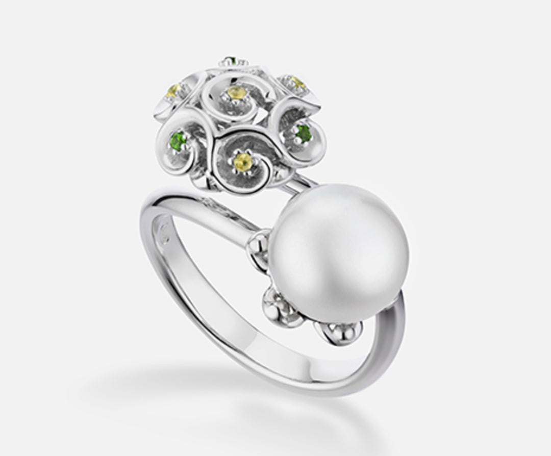 Mikiko an ag925 fw bot 9.5/10 gemas swarovski verdes MA7178A4VERDE00