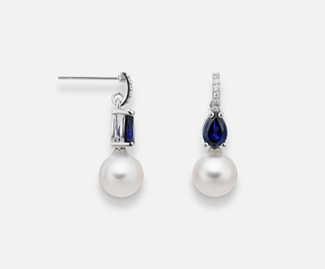 Nihama ou 18k fw 7,5/8 goutte de saphir6x4 ct.1,08 NO1525O4FABI075