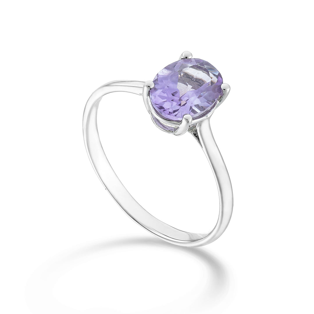 Mikiko an 18k oval amethyst 8x6 ct.1,10 MA5172O4AMET