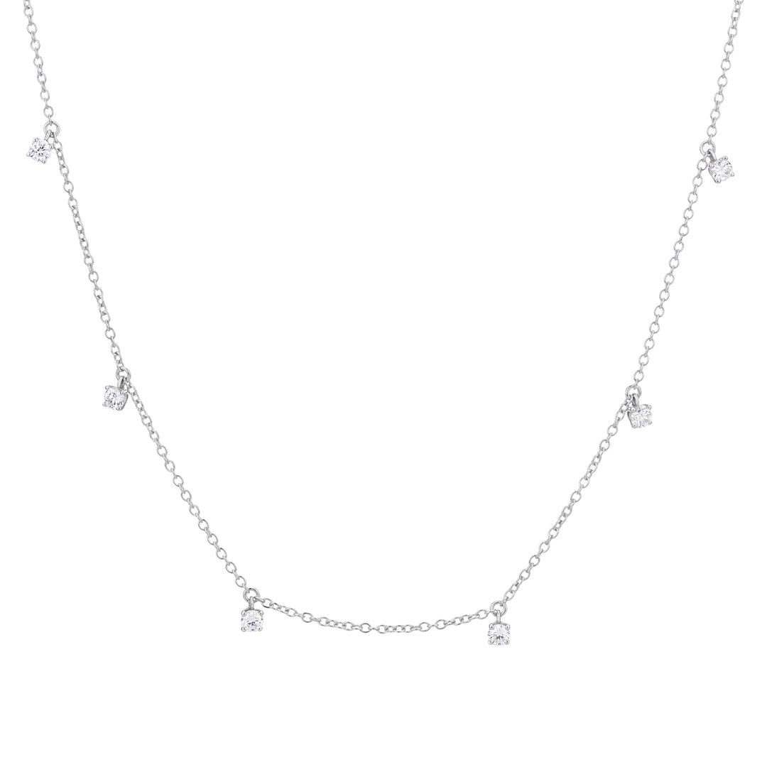 World Diamond Group cl 18k diam. ct.0,50 castone griffe mis.2 bianco GD5098O4BR050-2