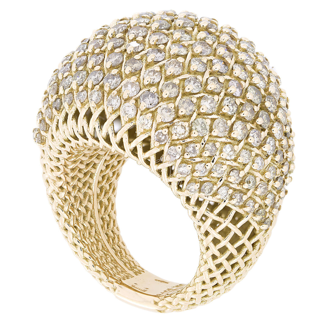 Anneau pavé de maille Golay ALV5132BW-14027110117