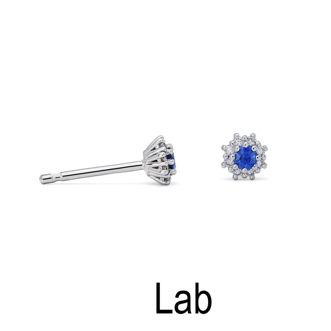 Mikiko or 18k zaffiro lab ct.0,16 diam. ct.0,08 mis.1 MO5066O4ZFL016