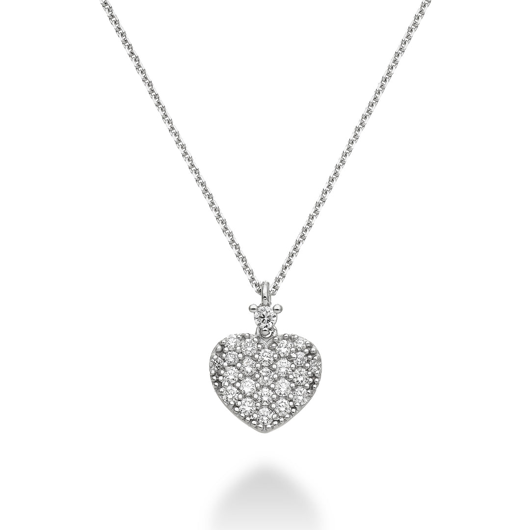 Golay cl 18k ct.0,22 cuore piatto mis.2 oro bianco cat. bianca GD5088O4BR022-2