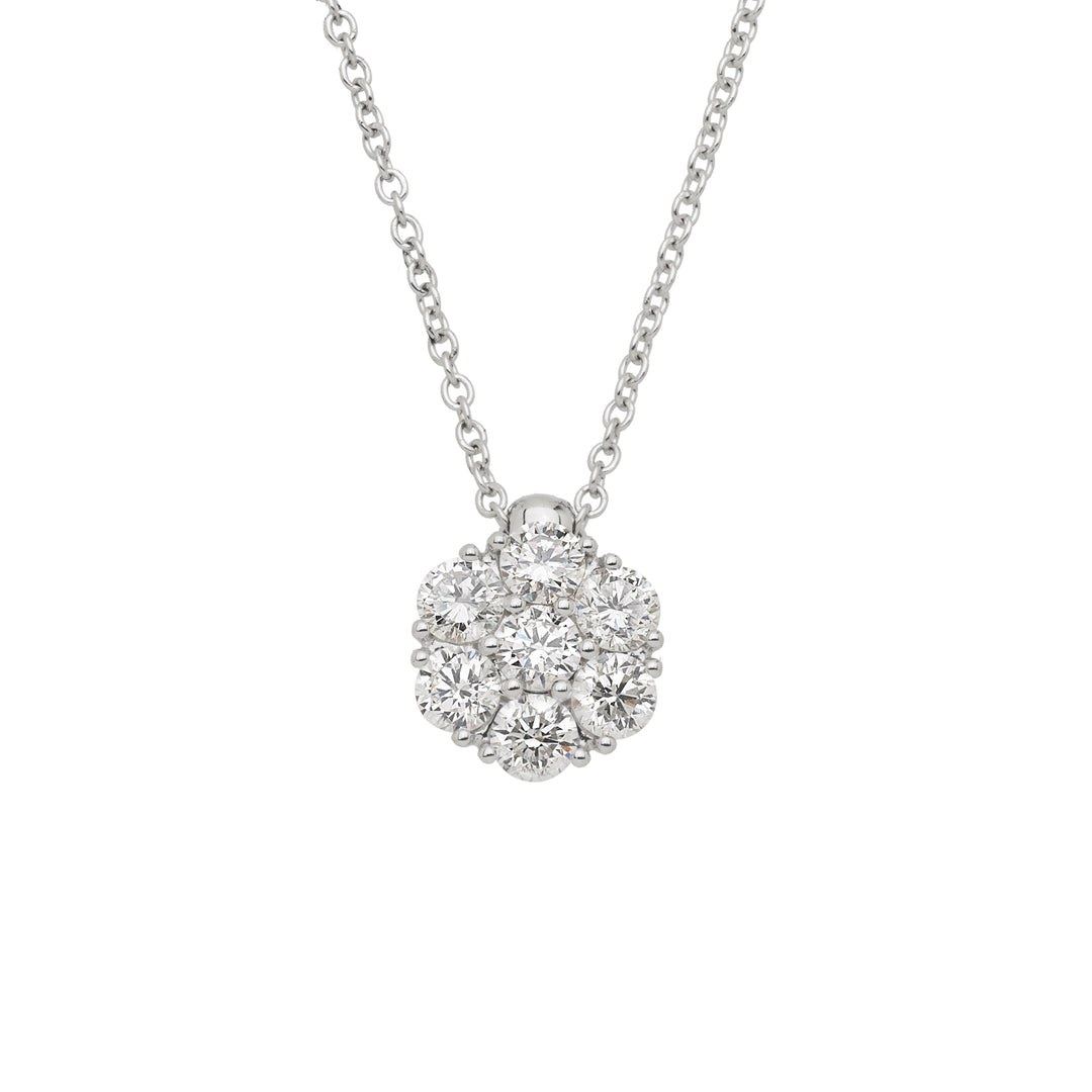 Collier pendentif multi-pierres Golay avec 7 diamants de 0,09ct GAB21409-24205110047