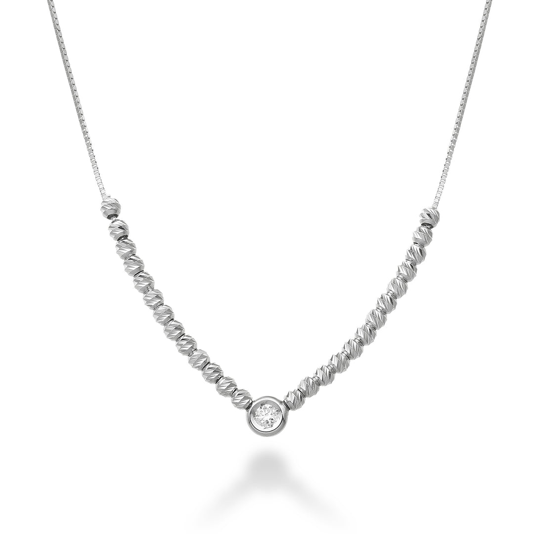 Mikiko cl 18k ct.0.03 - mirrored - white gold MD5038O4BR003