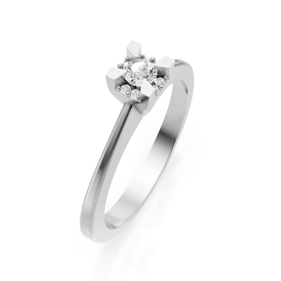 World Diamond Group anello diamanti tra le griffe gambo lis cen.0,09ct ASL00XDI010-24029110079