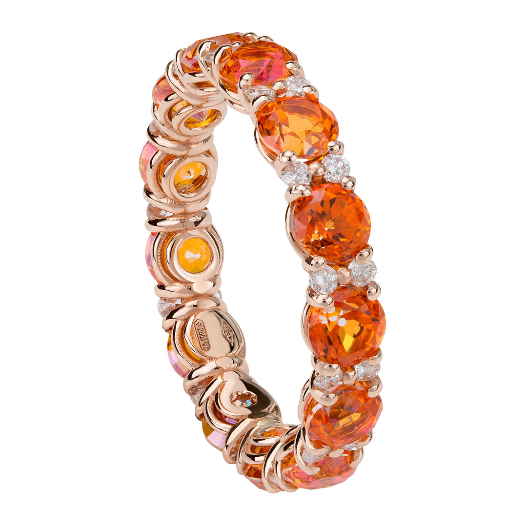 Golay eternity diamonds and poppy topaz AET007250DTPO-21217000015