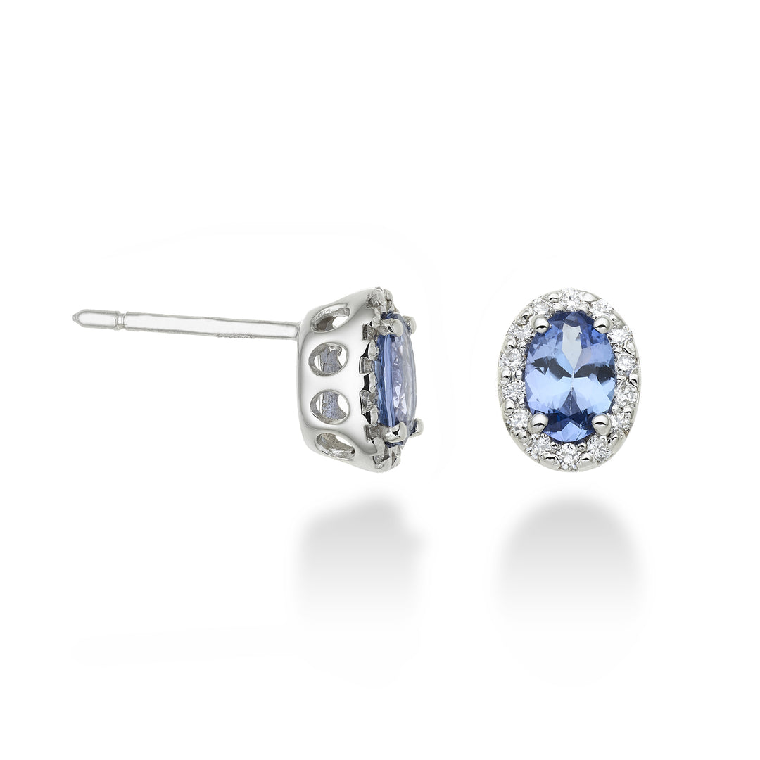 Mikiko or 18k tanzanite n. ovale 6x4 ct.0,76 dia ct.0,18 MO5038O4TZN