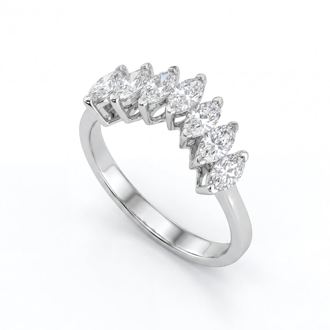 X-Diamond an 18kt veretta sette marquise lab g.d. tot ct0,86 XXDAN024O4MQBI086