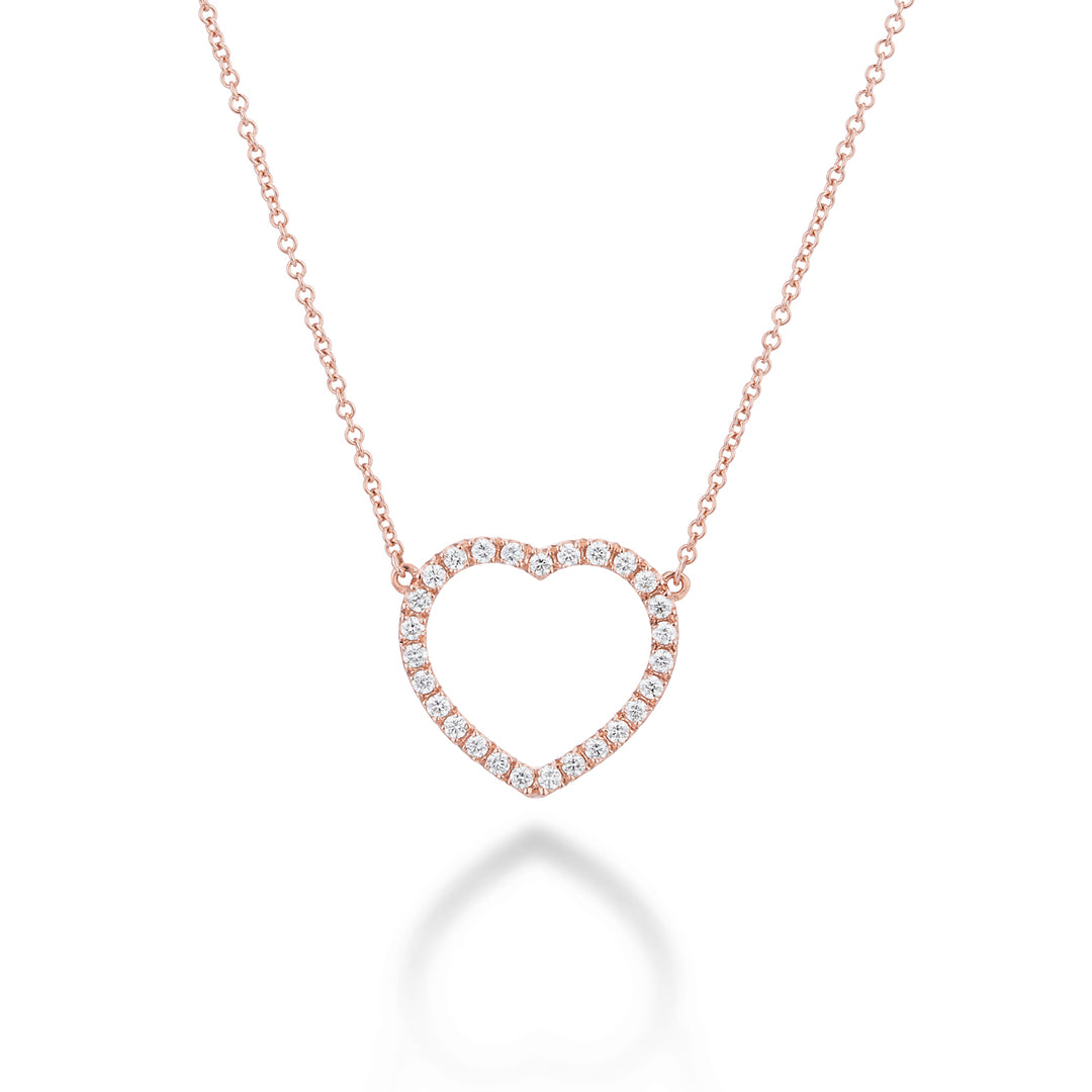 Golay girocollo amami con cuore grande GFCU001DI-22103110050