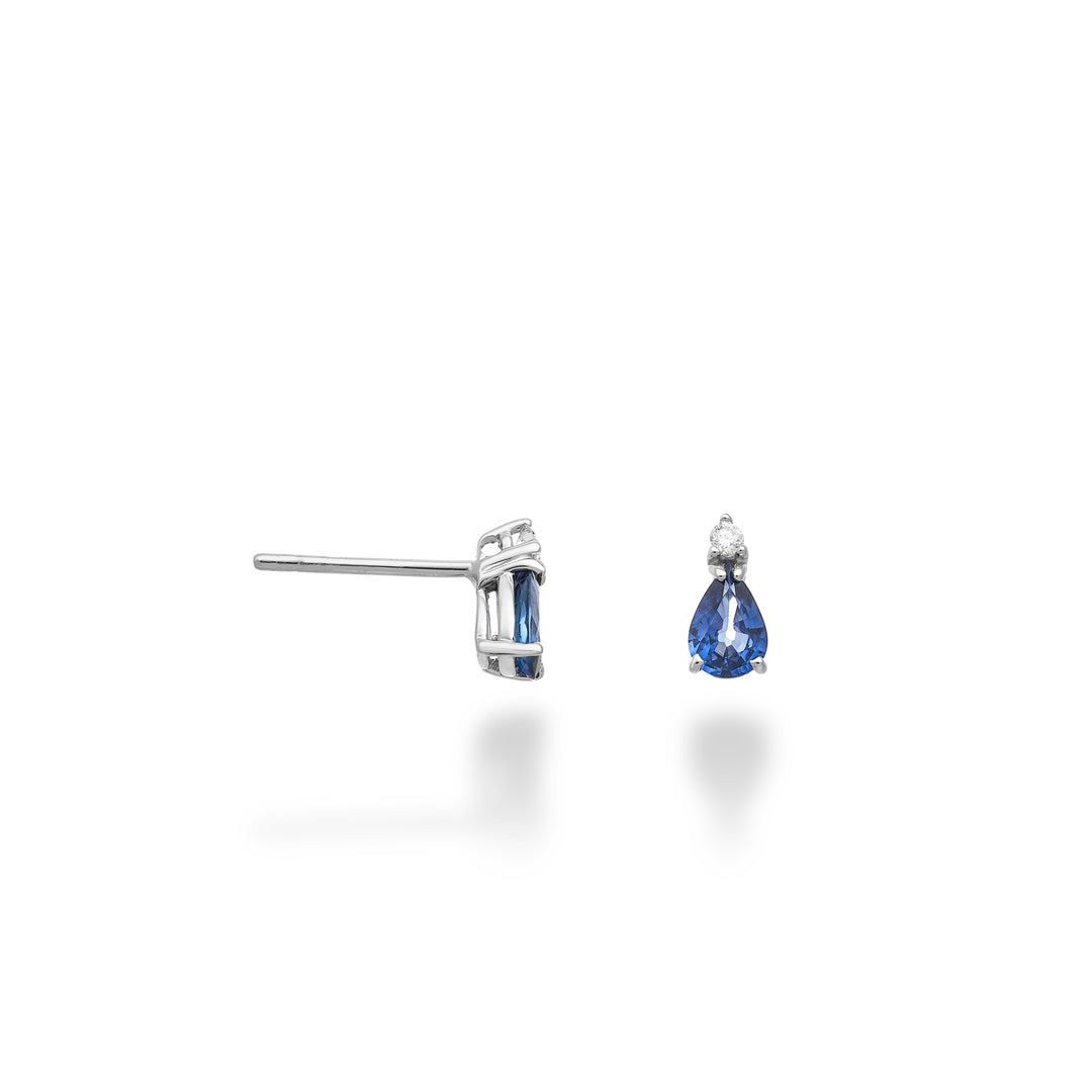 Gota de zafiro Nihama o 9k 6x4 y diamante NO5170R4ZFD
