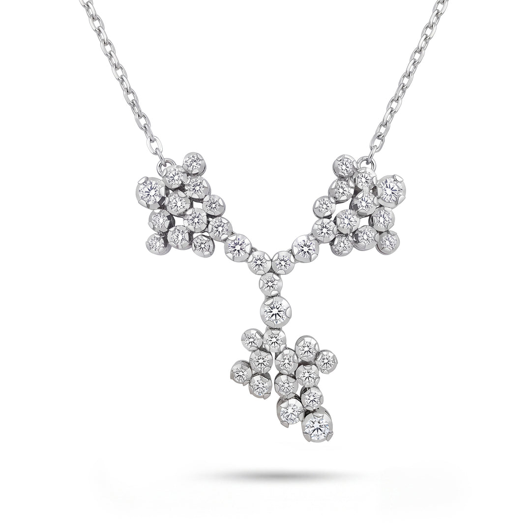 Collier pendentif multistone Golay chaos avec diamants GMP879D-26134110153