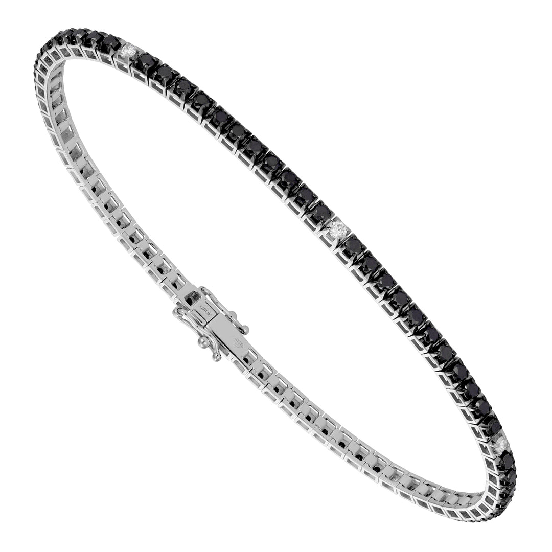 Bracelet tennis carré Golay 1,05 ct BTQ060DIBK8-22138110024