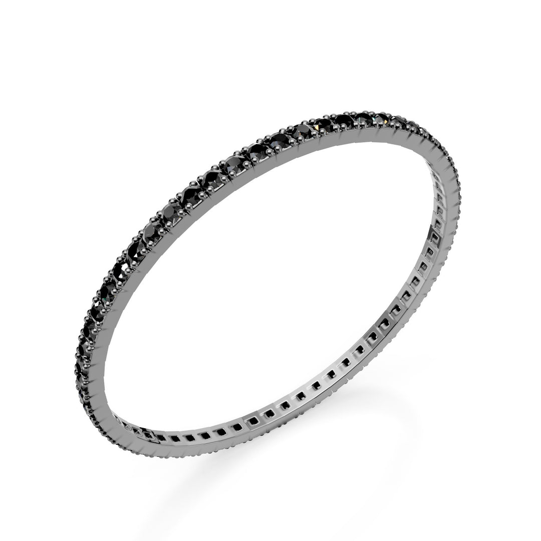 Golay elastic tennis bracelet 18.5 cm black diamonds BTE005SBK25-185-25252110068