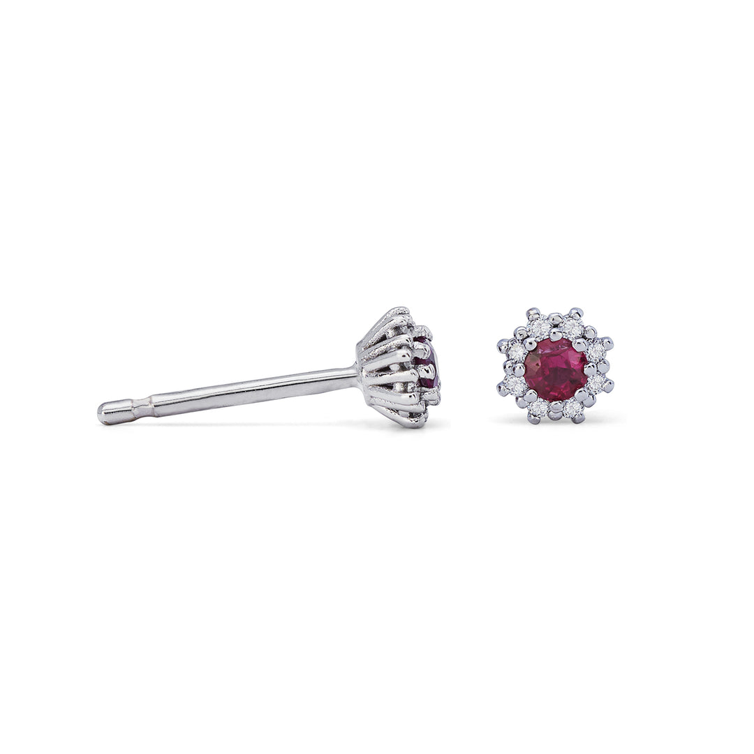 Mikiko o rubí de 18k n. 0,16 ct de diámetro. 0,08 ct talla 1 MO5066O4RBN016