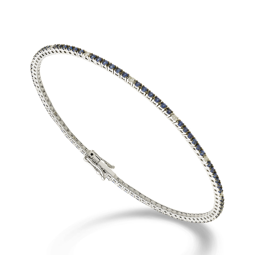 Golay br tennis 18k saphirs 1,05 ct diamants 0,13 ct 17,2 cm - 94 réglages GBTF0011ZBRDIO4