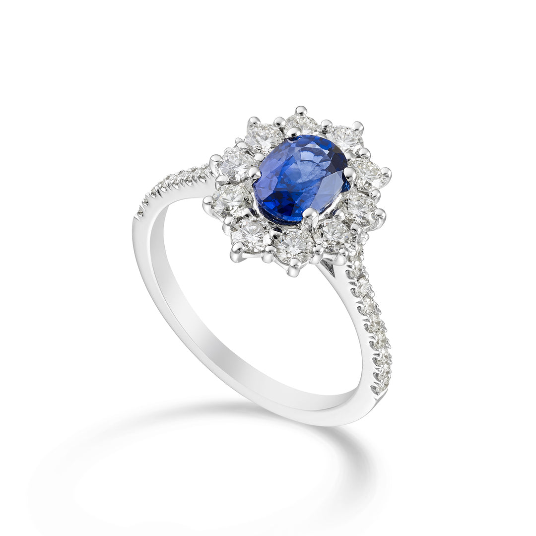 Golay anello zaffiro ovale 7x5 cont 10 diam e gambo inc ACLC102DIZB57-1-23191110046