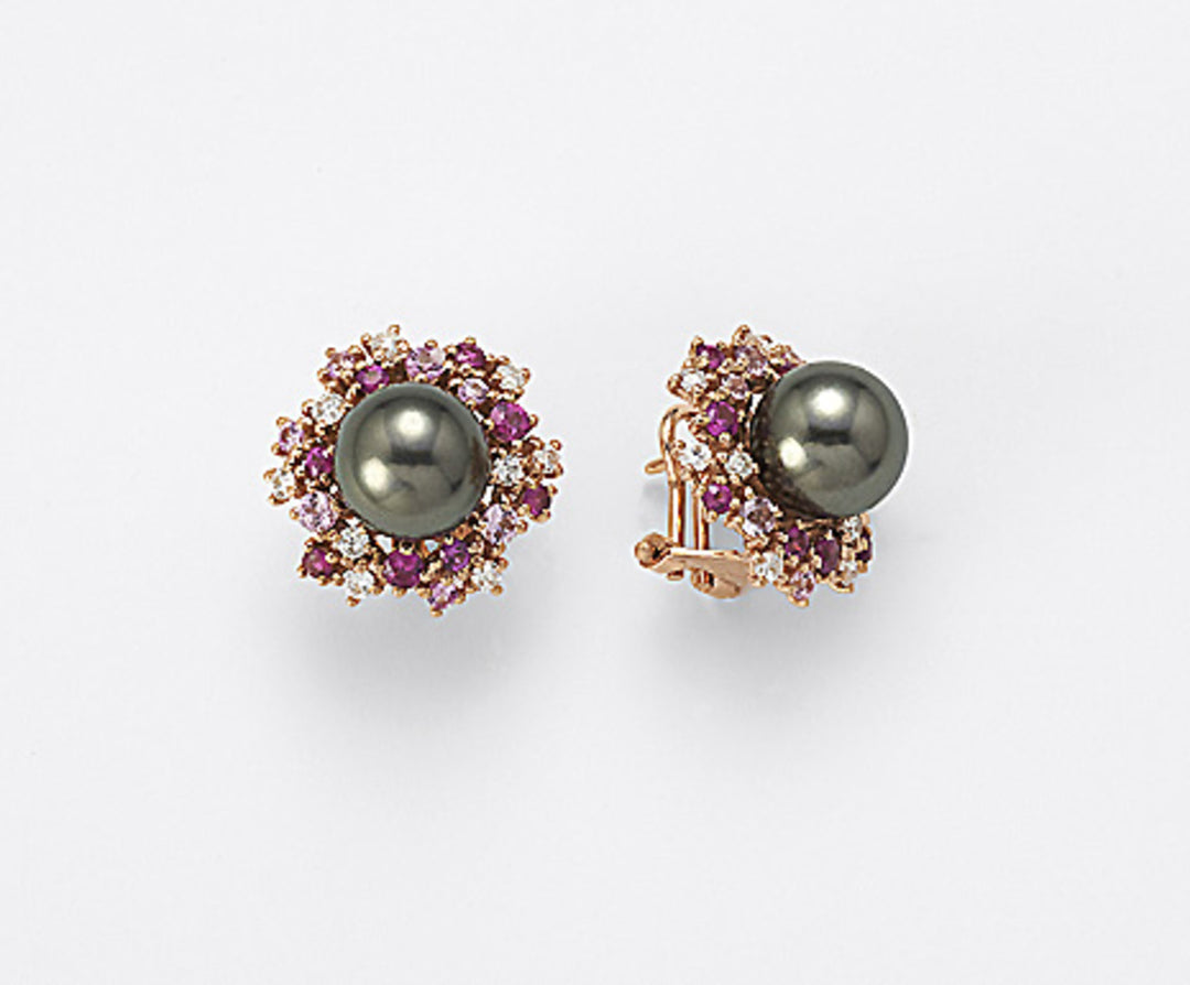 Nihama ou 18k sspb 10/11 ct.0.70 saphirs roses et rubis ct.1.65 NO1348O3SANE100