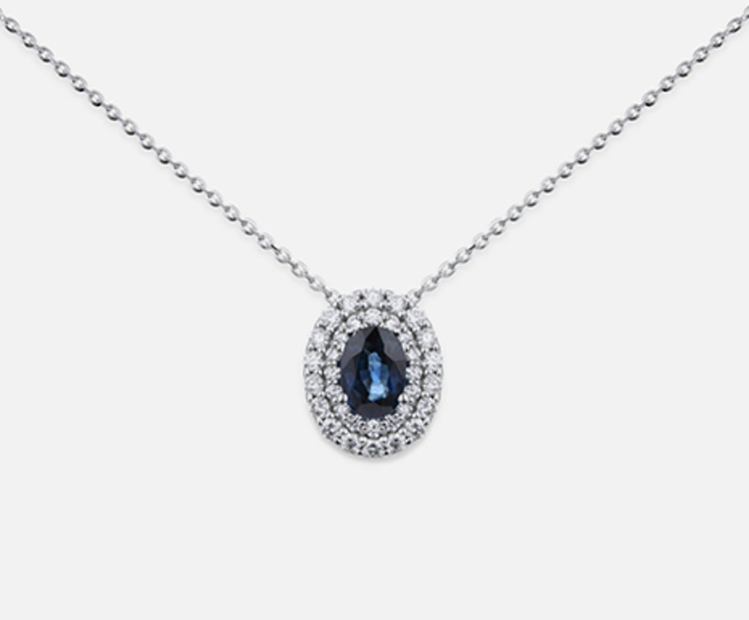 Mikiko cl 18k zaffiro n. ovale 6x4 ct.0,62 dia ct.0,33 MD5061O4ZFN062