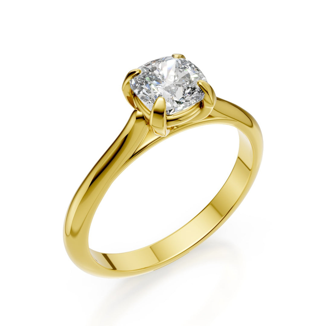 Anillo de diamantes con solitario Golay de 0,80 ct ASL732D080-25191110067