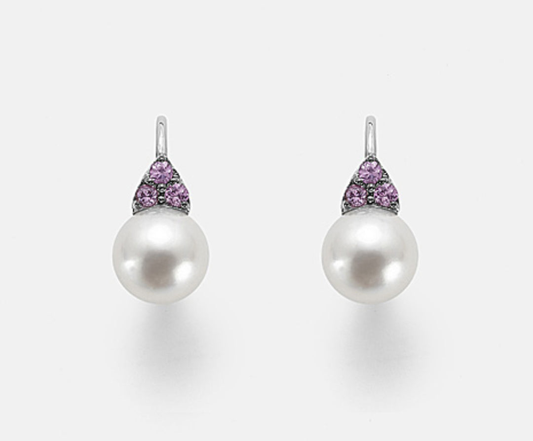 Nihama ou 18k fw 10/10,5 saphirs roses 0,42 ct NO1469O7ZAFFROSA
