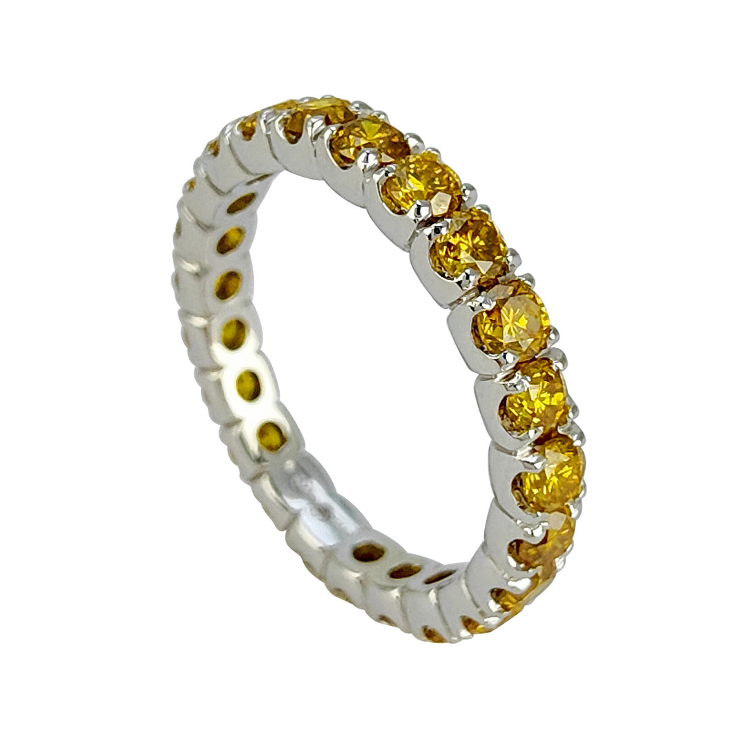X-Diamond anello girodito diamanti lab grown fancy yellow XDAFP1204FY-14-24352110020