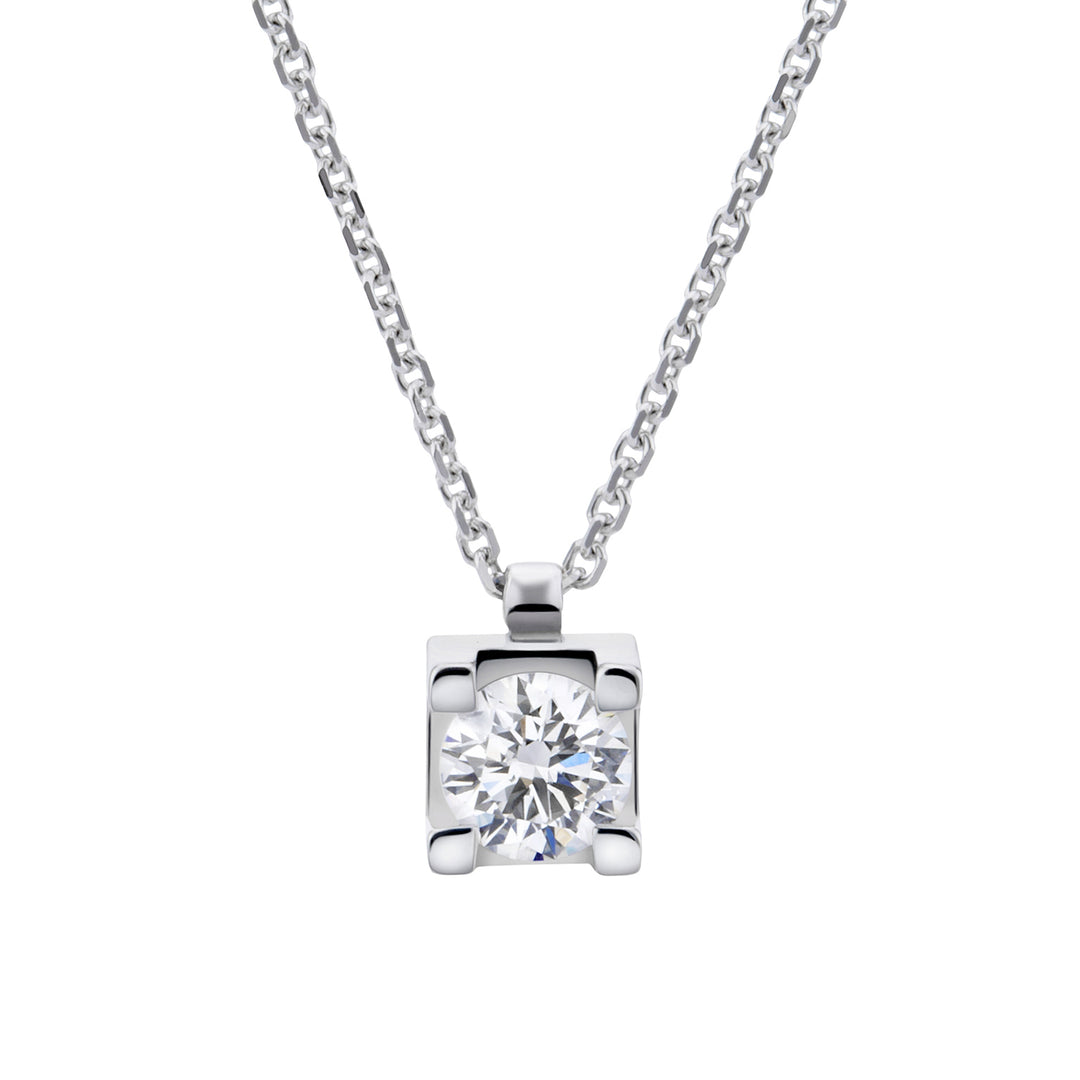 Collier Golay avec pendentif point lumineux droit tourné GIM006-21039110087