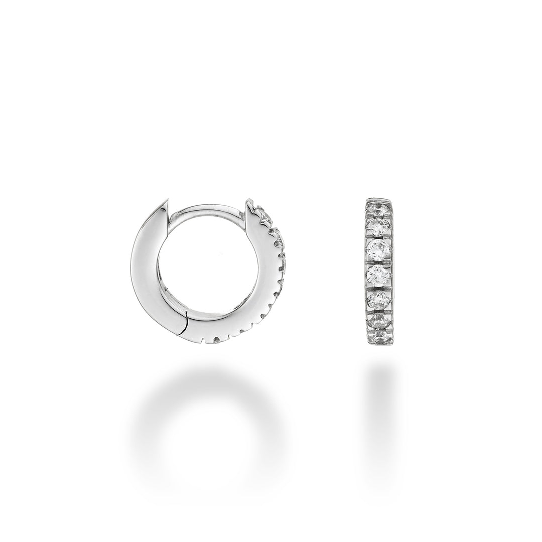 Nihama o oro blanco 18k ct.0,23 talla 1 diam. este. 10mm NO5079O4BR023-1