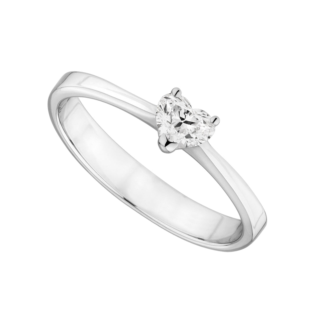 Céntimo de corazón de anillo solitario de World Diamond Group. 0,15 ASC001DI1-19007110022