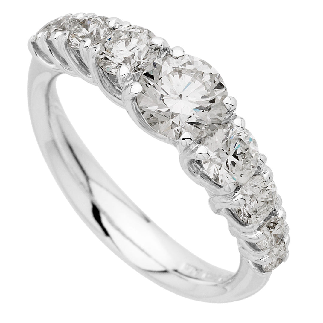 Anillo escalar Golay Grace Riviera 9 piedras ct. total 1,70 ABTRE2183-10193000020