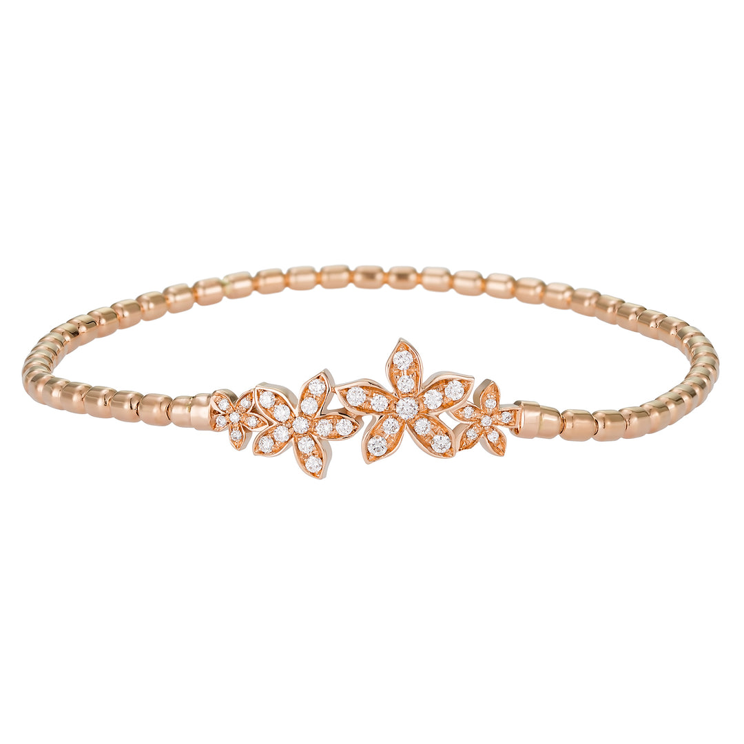 Golay anthea spring bracelet with flowers and diamonds BPV021DI4-20217000032