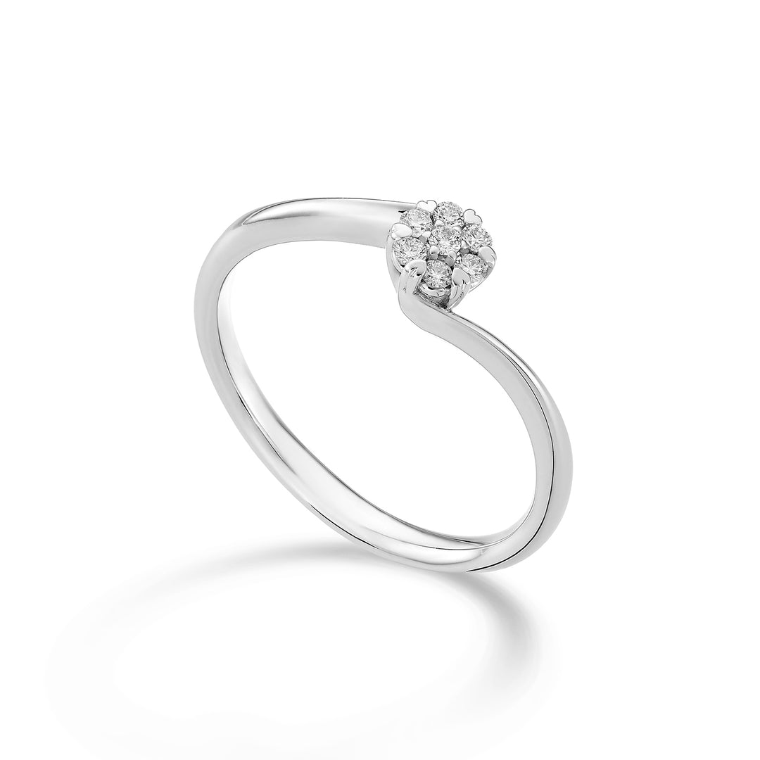 Anillo multipiedra valentino de World Diamond Group con diamantes de 0,20 ct. AM002D020-23009110030