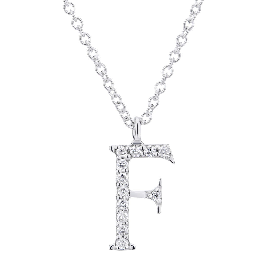 Golay cl 18k lettre f grand diam. Or blanc 0,06 ct GDGFFO4