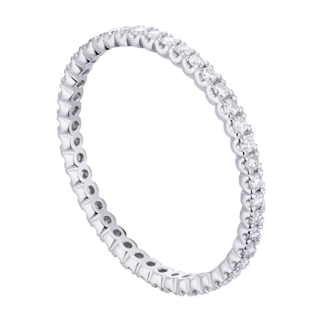 World Diamond Group anello girodito diamanti 0,32ct misura 14 AET011030DI-14-25009110049