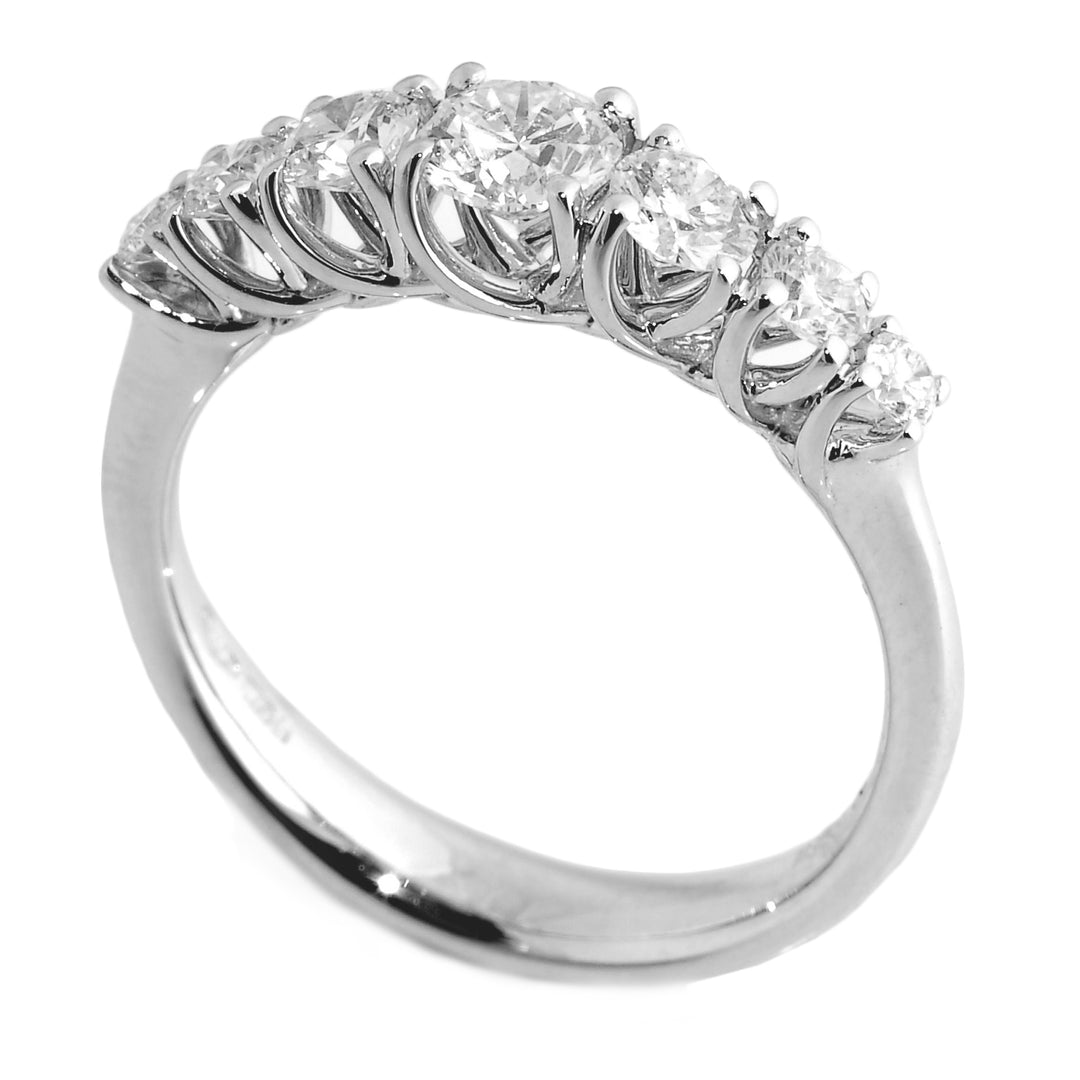 Anillo escalar Golay Grace Riviera 7 piedras en total 0,66 ct ABTRE1555-23129110006