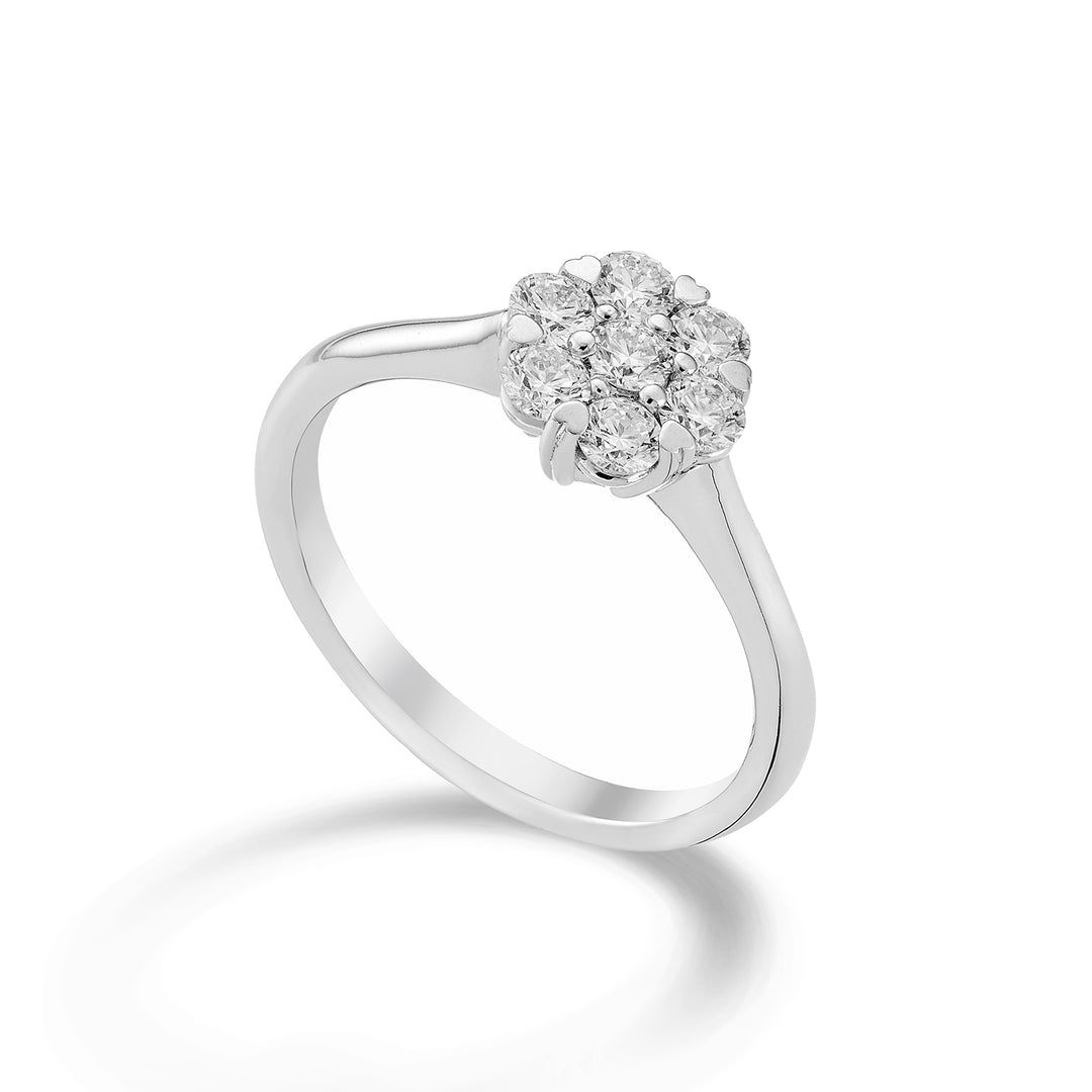 World Diamond Group anello multipietra 7 pietre tot ct. 0,41 AM001D040-23009110121