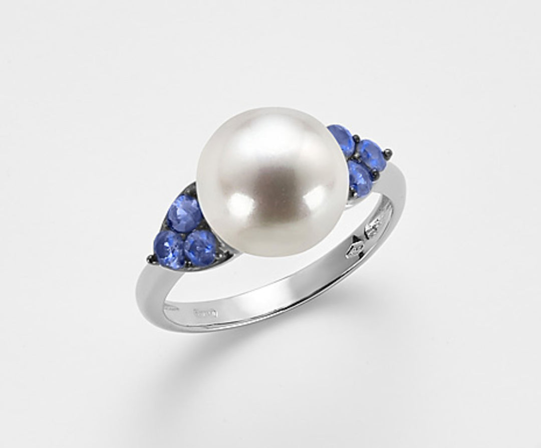 Mikiko an 18k fw 10/10.5 blue sapphires 0.44 ct MA0799O7ZAFFBLU