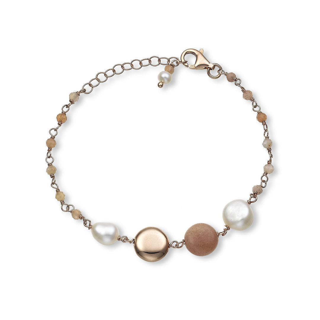 Mikiko br ag925 fw bar 6/7 9/10 pietra di luna MB7442A3PIETRALUNA