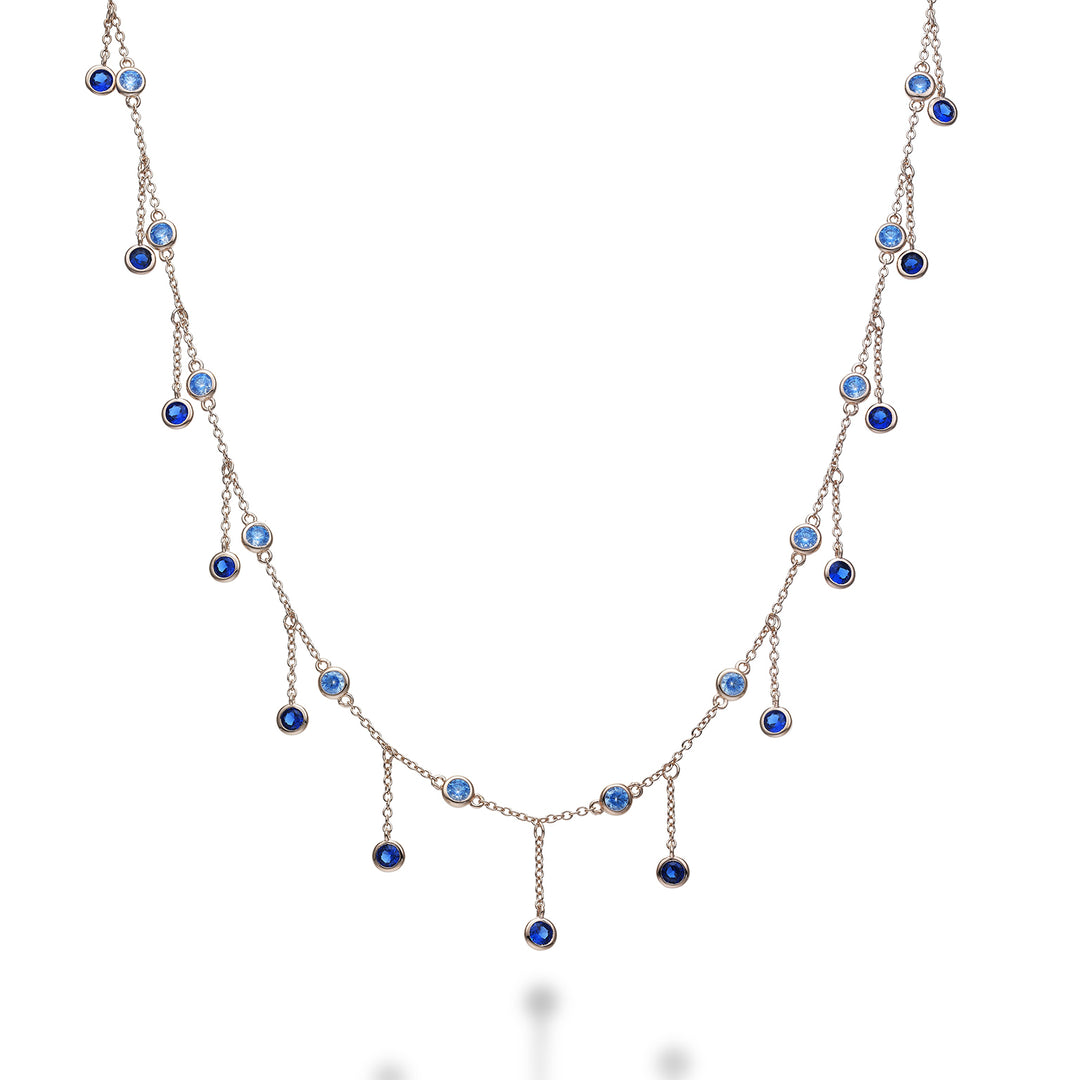 Mikiko cl ag925 gem swarovski light blue and blue MD7568A3BLU0000