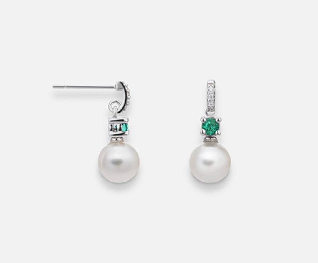 Mikiko or 18k fw 6.5/7 round emerald mm2.75 ct.0.20 dia ct.0.02 MO1532O4FABI065