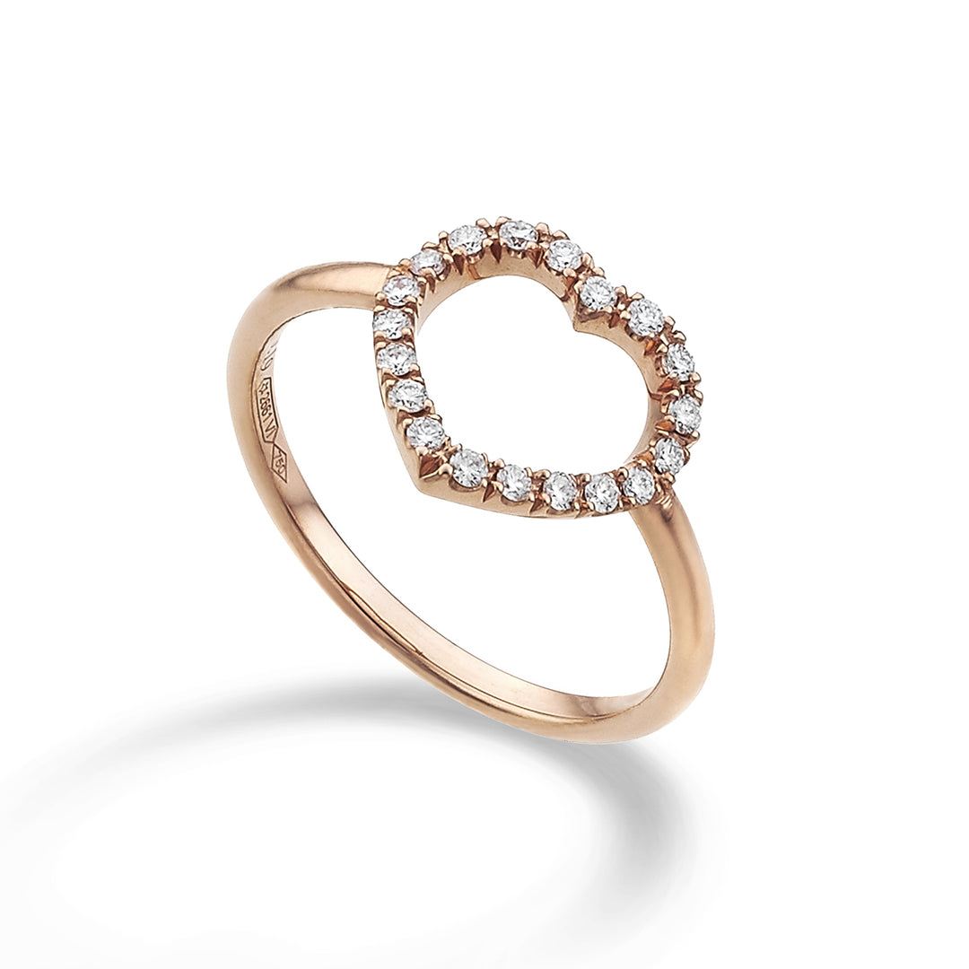 Golay amami medium heart ring in diamonds AFCU003DI-22109110030