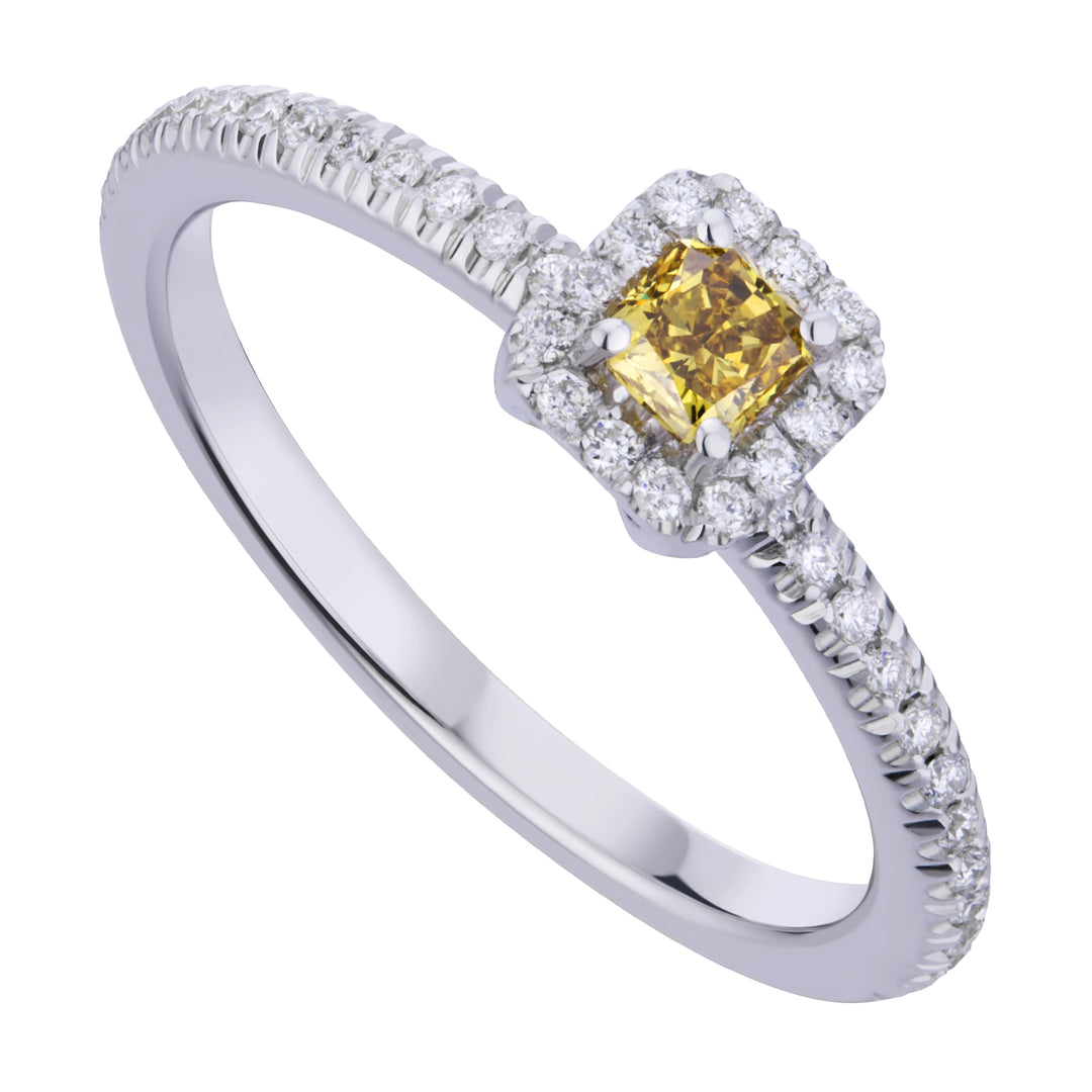 Anillo Golay fantasía amarillo con diamantes APU362DIFY-19354110020