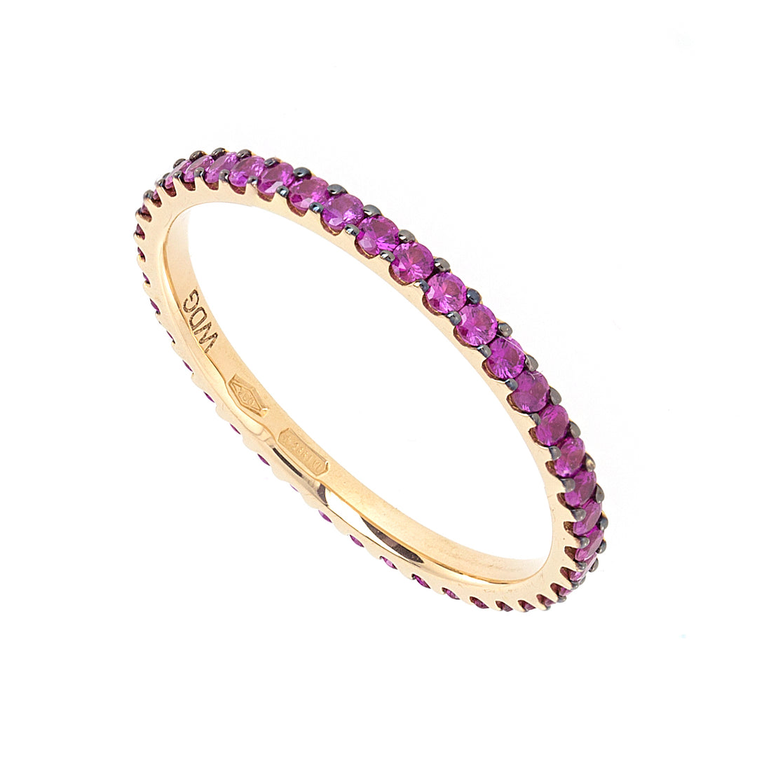 Bague Golay avec rubis tournés AIM003RU-17158110018