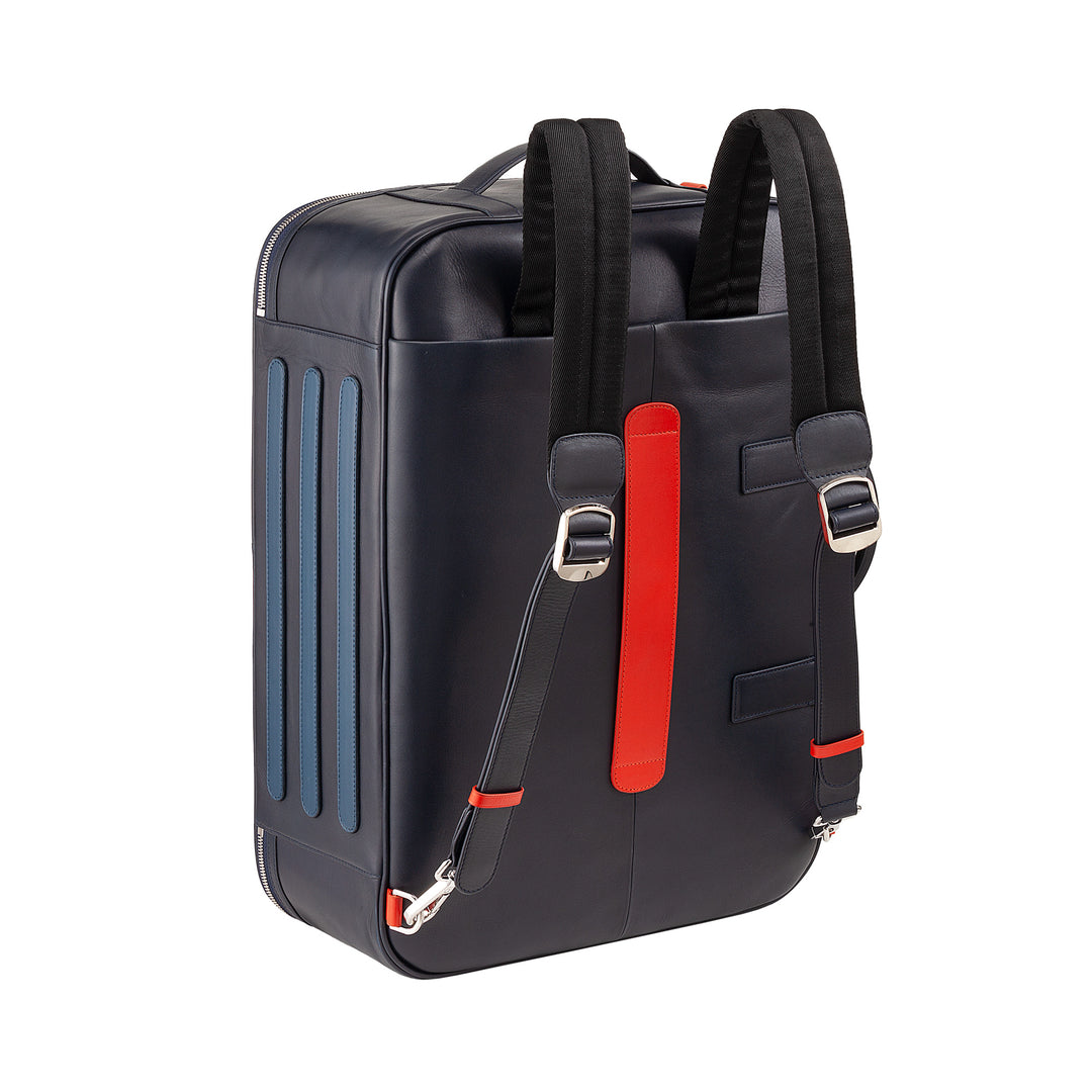 DUDU Valise de voyage pour homme et femme en cuir de haute qualité, sac à dos de voyage 33 L, bagage à main, sac à bandoulière avec fermeture éclair