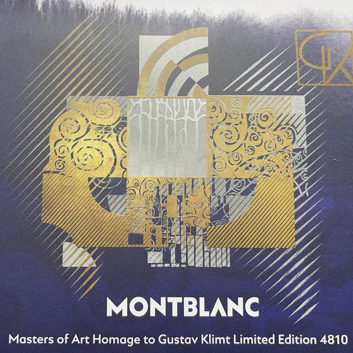 Montblanc Masters of Art Homage para Gustav Klimt Edição Limitada 4810 ponta M 130225