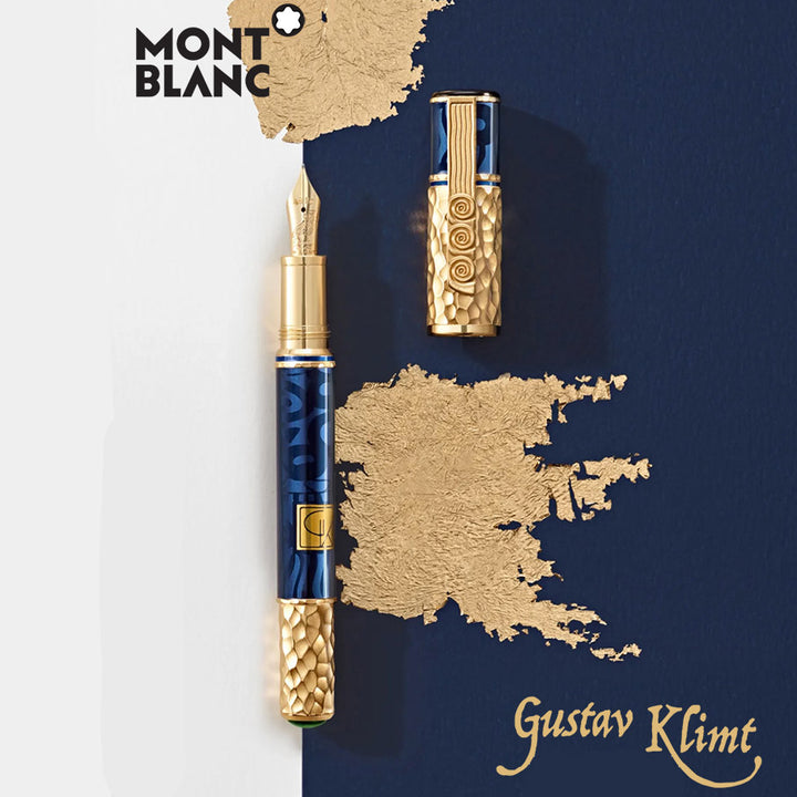 Montblanc Masters of Art Homage para Gustav Klimt Edição Limitada 4810 ponta M 130225