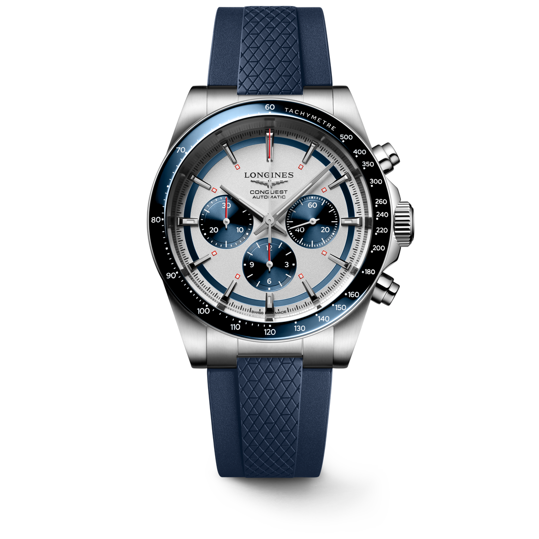Longines orologio Conquest Chronograph 42 mm L3.835.4.98.9
